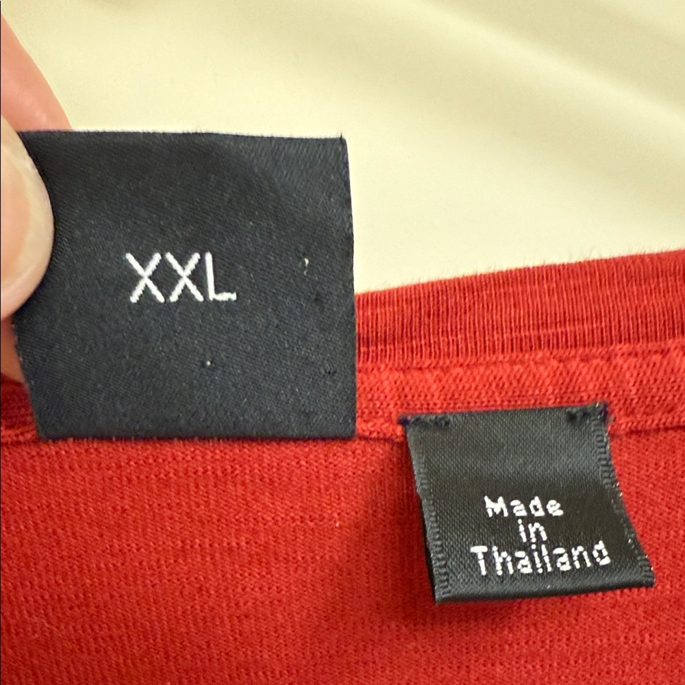 Hugo Boss Deep Red V-Neck Shirt - Picture 3 of 12